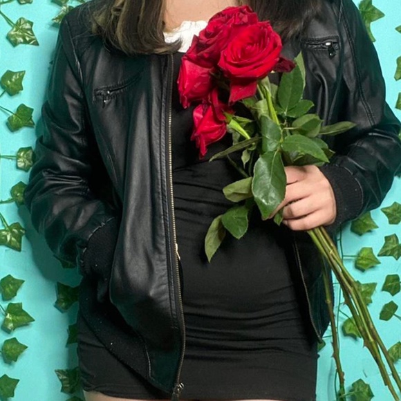 Faux Leather Jacket - Picture 2 of 4